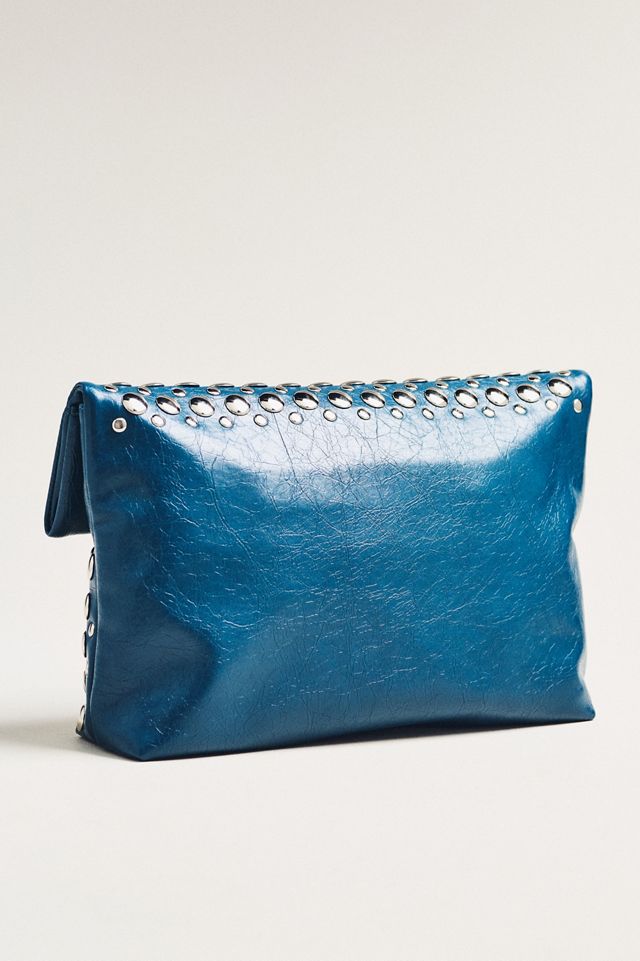 Studded Foldover Clutch #1