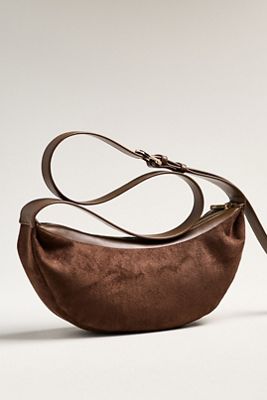 Curved Buckle Sling Bag