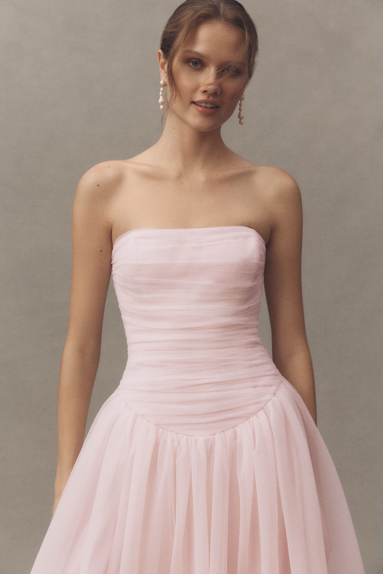 Mare Tulle Bubble Midi Dress