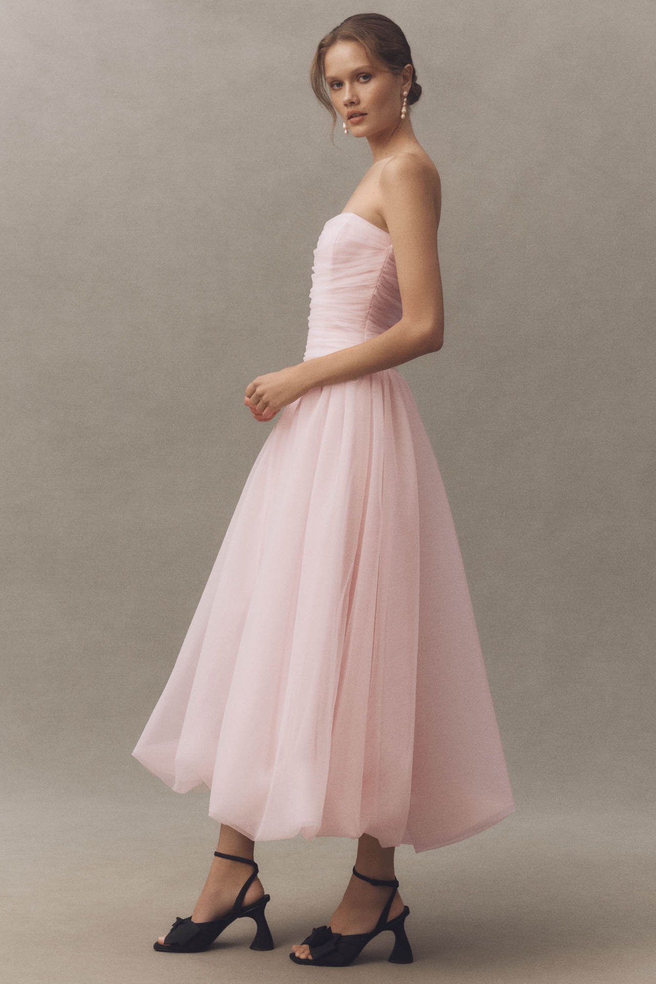 Mare Tulle Bubble Midi Dress