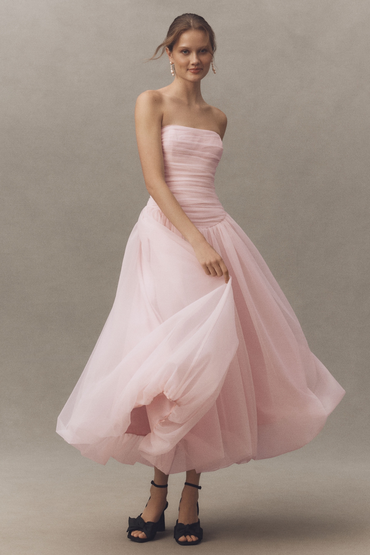 Mare Tulle Bubble Midi Dress
