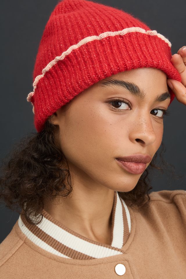 Maeve Lettuce Edge Beanie | Anthropologie