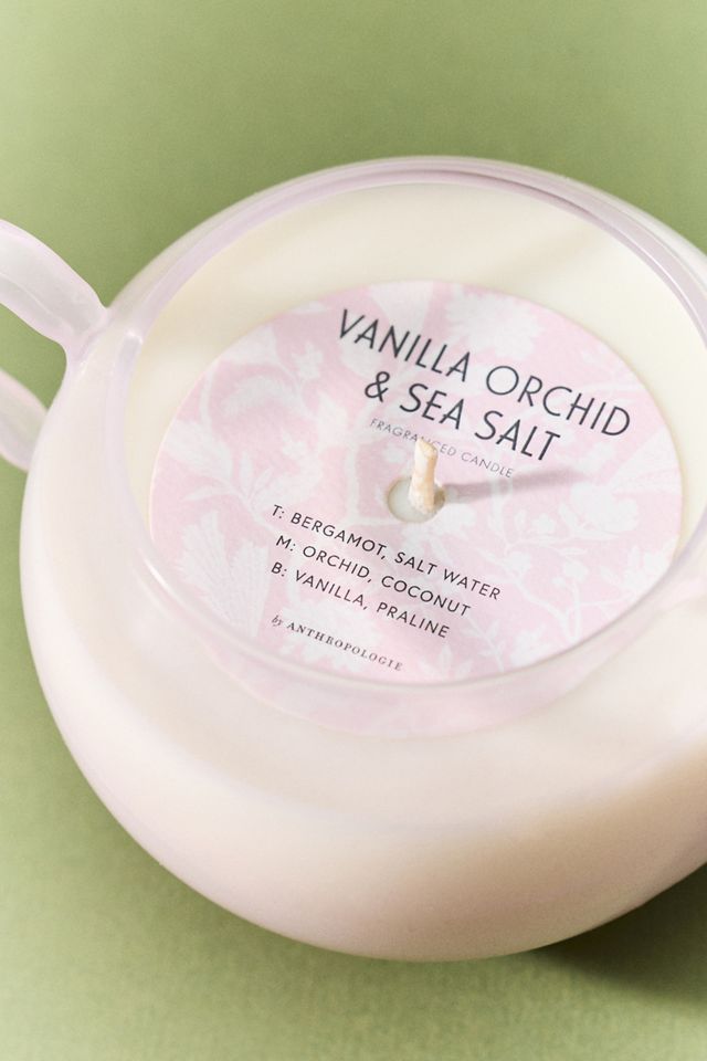 Candela in Vetro Daphne Fresh Vaniglia Orchidea & Sale Marino #2
