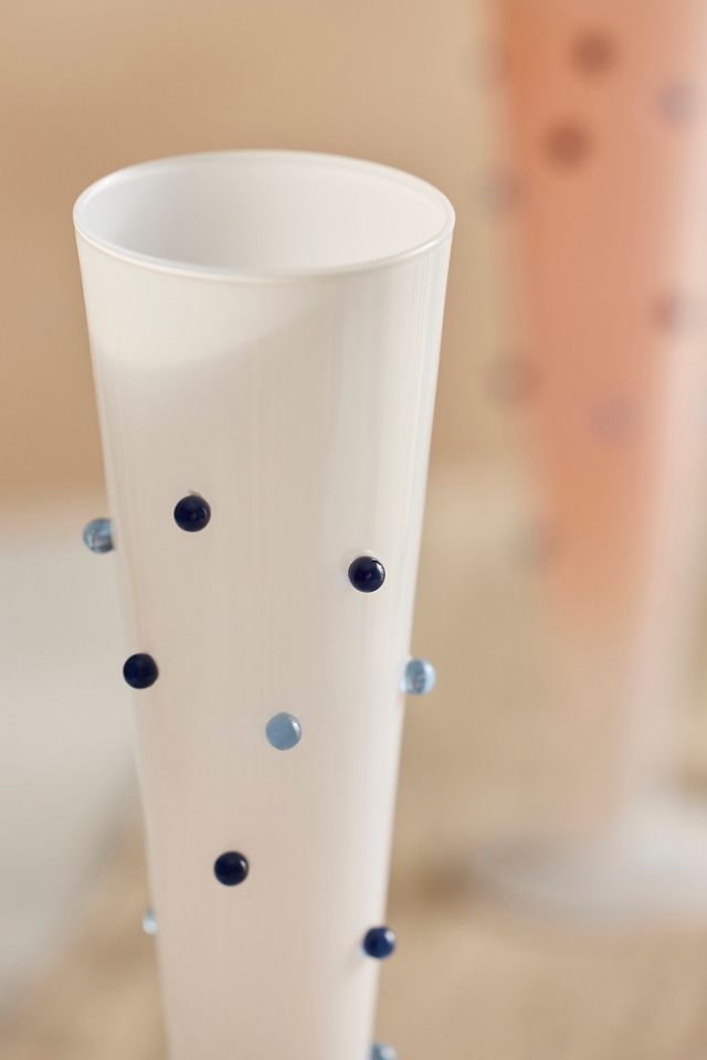 Blue Confetti Glass Flutes, Set of 2 #1
