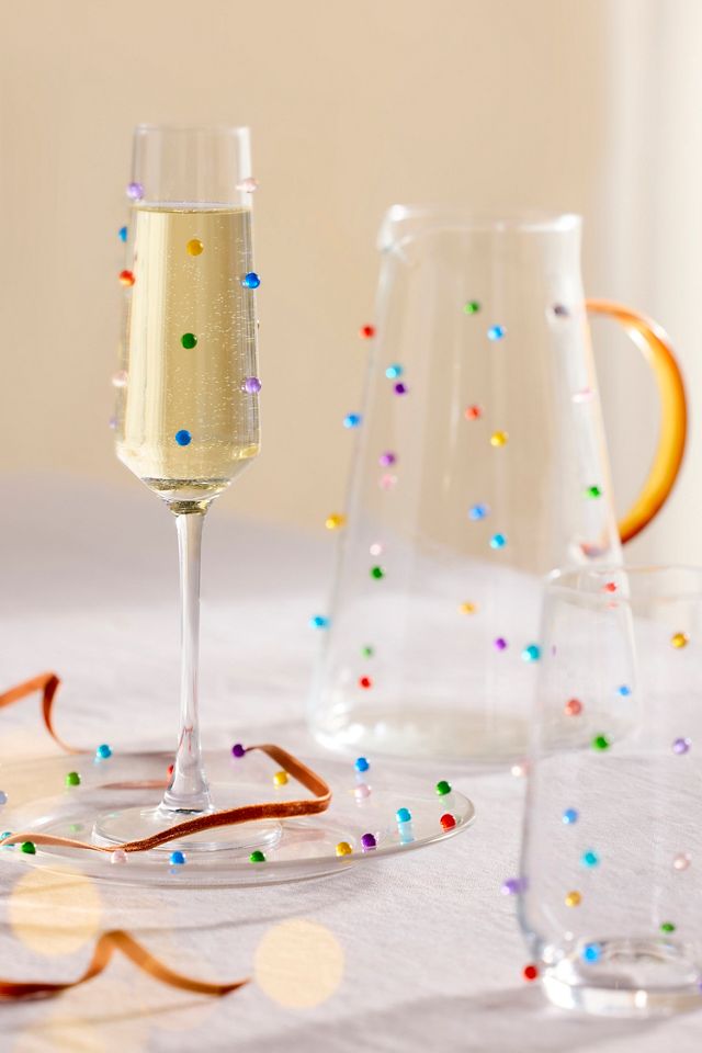 Confetti Glass Plate #1