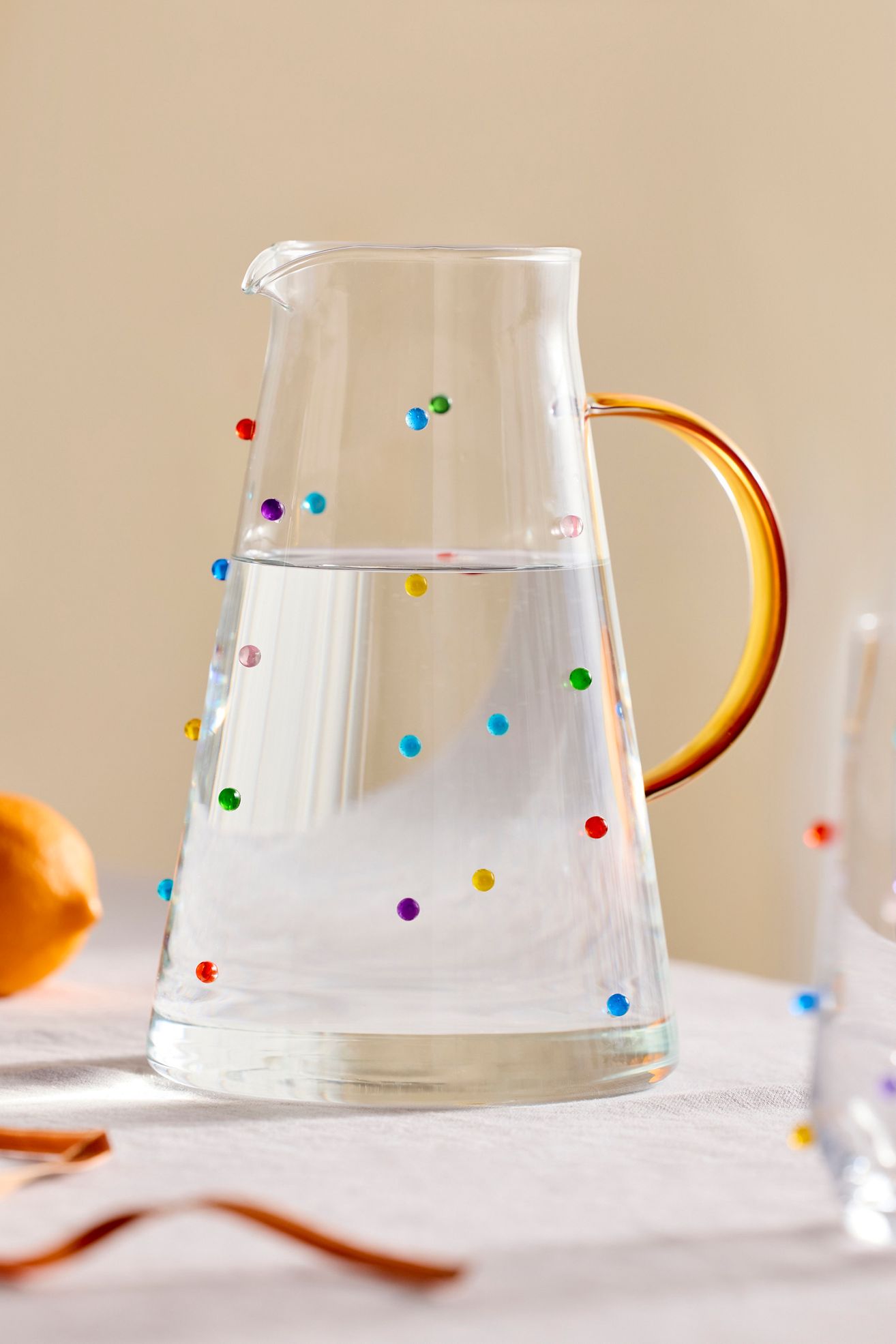 Confetti Glass Pitcher - Multi, One Size