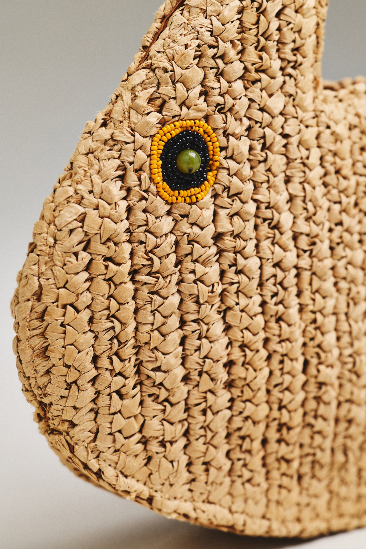 SIMONMILLER Puka Fish Raffia Bag
