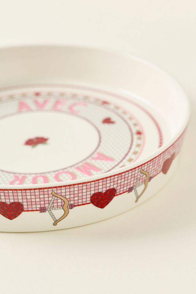 The Bistro Tile Stoneware Pie Dish: Valentine's Edition #1