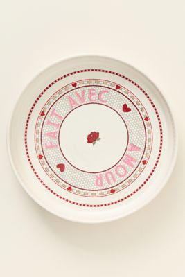 The Bistro Tile Stoneware Pie Dish: Valentine's Edition