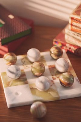 Marble Tic Tac Toe Board Game