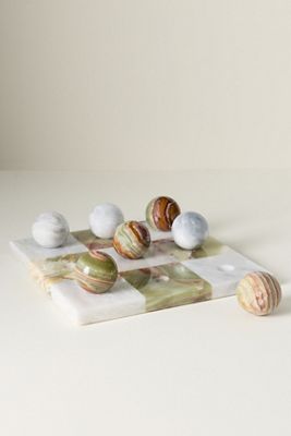 Marble Tic Tac Toe Board Game