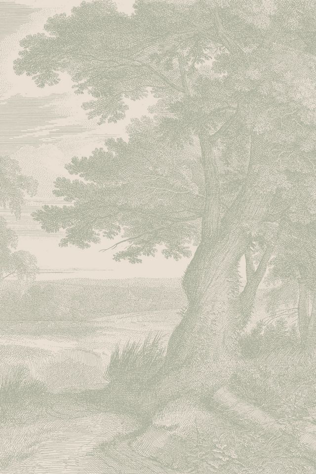 Edge of a Wood Mural #1