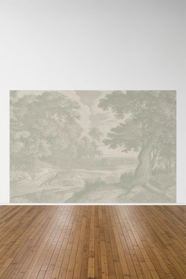 Edge of a Wood Mural #2