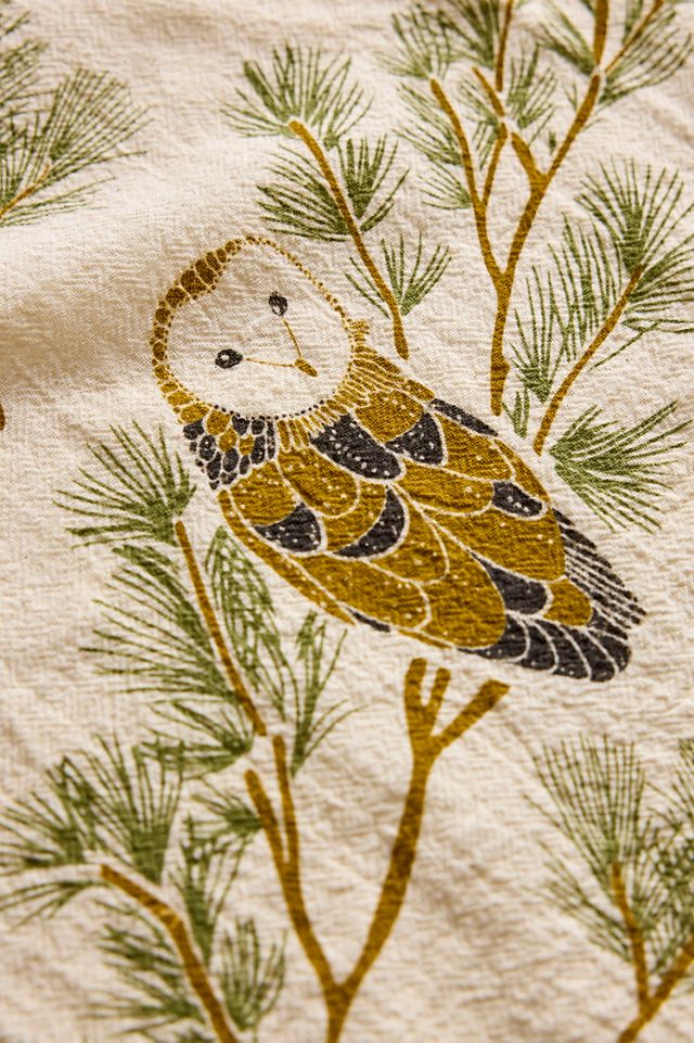 Night Owl Dish Towel #1