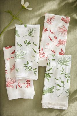 Mixed Boughs Napkins, Set of 4