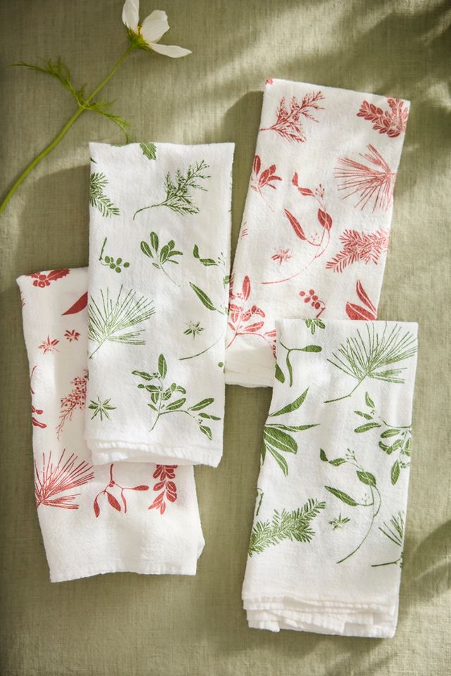 Mixed Boughs Napkins, Set of 4