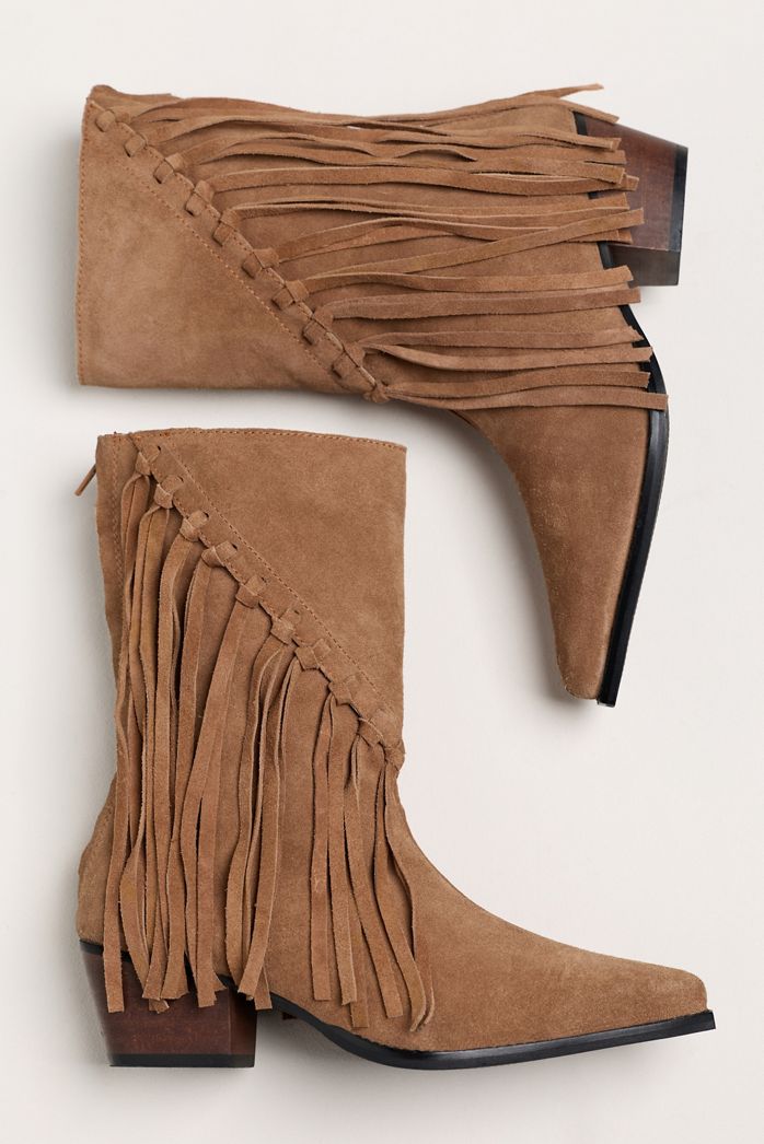 Matisse Buck Fringe Suede Boots