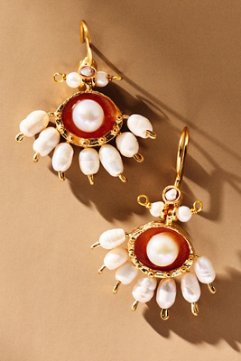 Maison Irem Bridal Drop Earrings In Multi