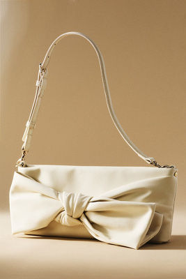 Dolce Vita Briar Bow Shoulder Bag In White