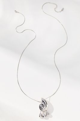 Swirl Drop Necklace