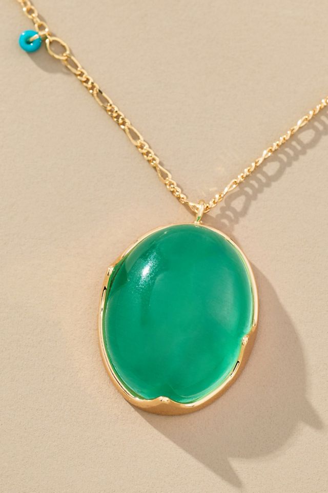 Stone Pendant Necklace #1