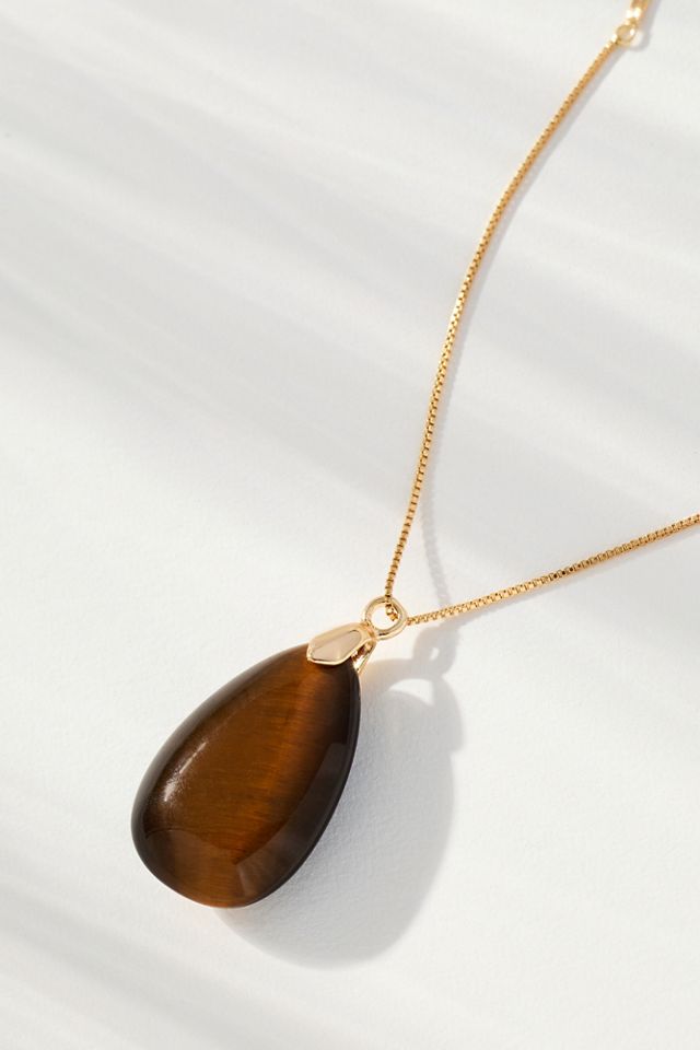 Stone Pendant Necklace #1
