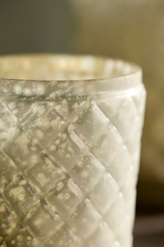 Pressed Mercury Glass Votive #2
