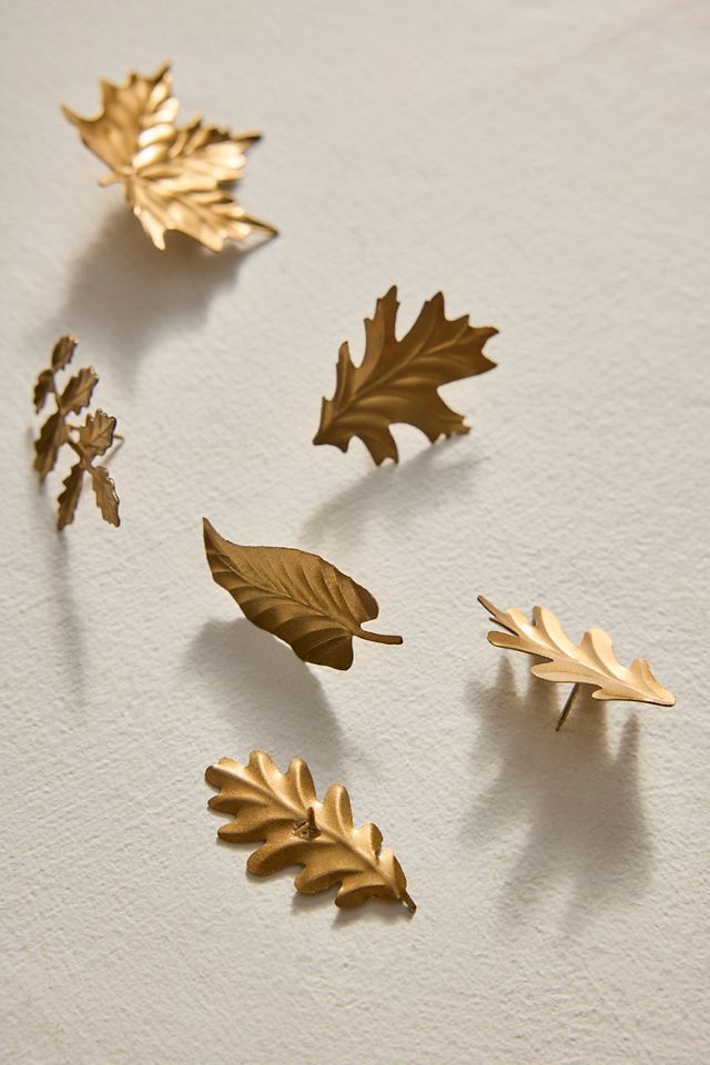 Foliage Candle Pins, Set of 6 #1