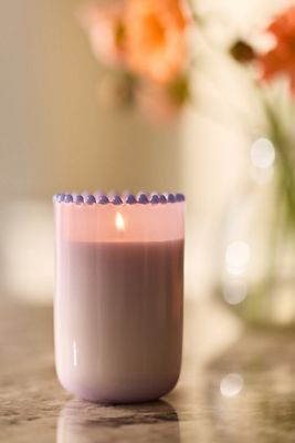 Dotted Rim Gourmand Earl Grey Foam Glass Candle