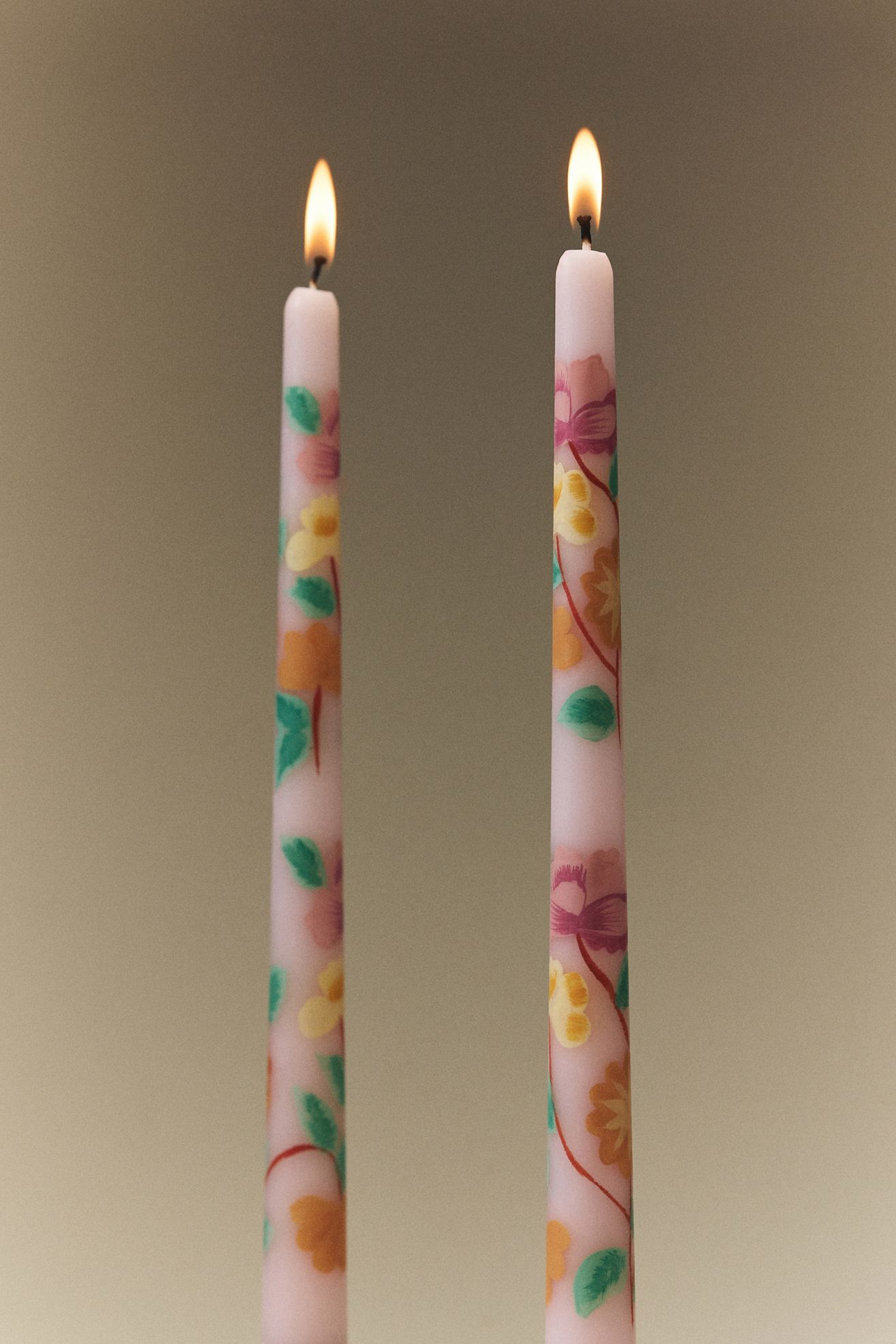 Jude Taper Candles, Set of 2 - Pink, Standard, One Size