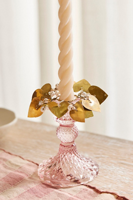 Terrain Heart Candle Cuffs, Set Of 2 In Gold