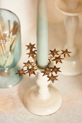 Star Cluster Candle Cuffs, Set of 2