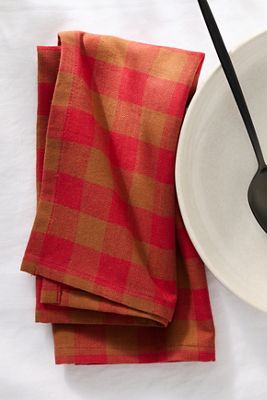 Hawkins New York Essential Gingham Dinner Napkins, Set of 4