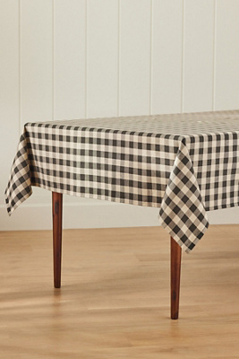 Hawkins New York Essential Gingham Tablecloth In Brown