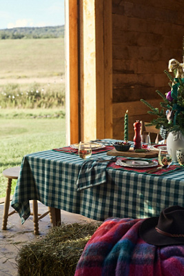 Hawkins New York Essential Gingham Tablecloth | Red