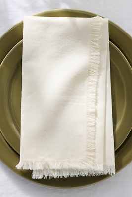 Hawkins New York Essential Dinner Napkins, Set Of 4 In White