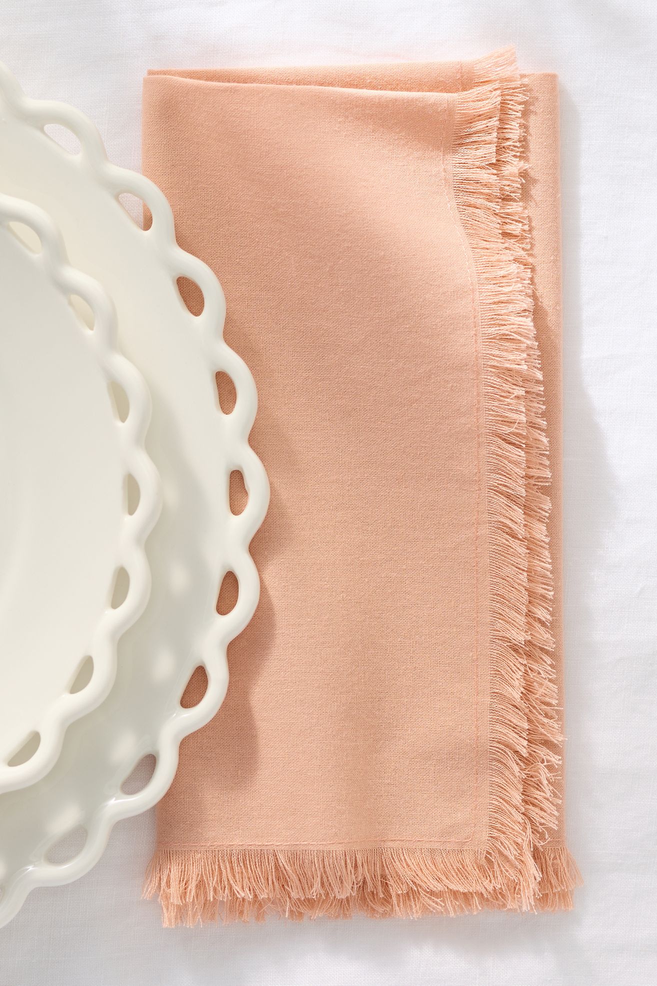 Hawkins New York Essential Dinner Napkins, Set of 4 - Blush Pink, Set Of 4
