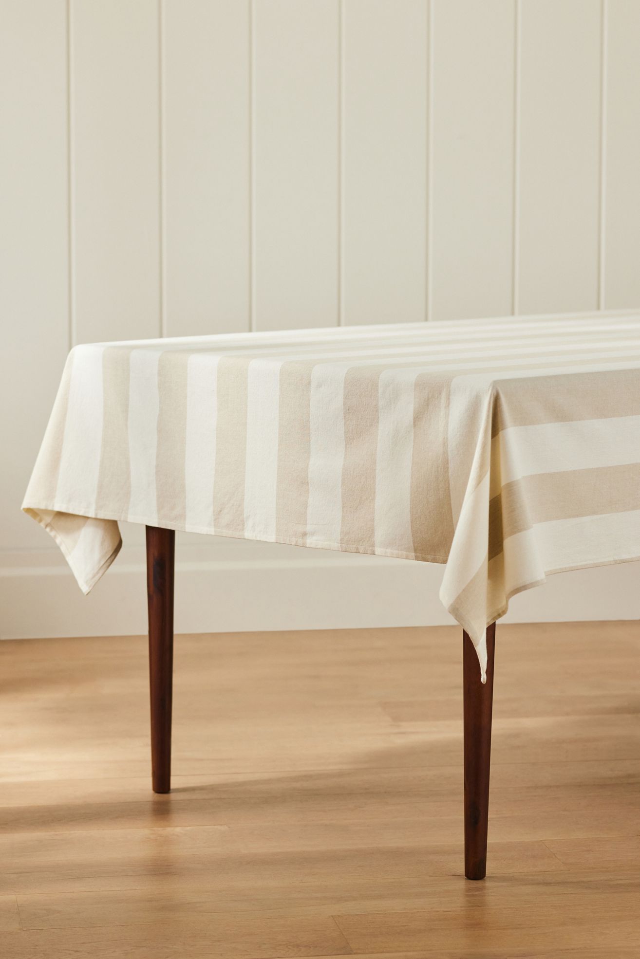 Hawkins New York Essential Striped Tablecloth - Ivory, Standard, 60" x 90"
