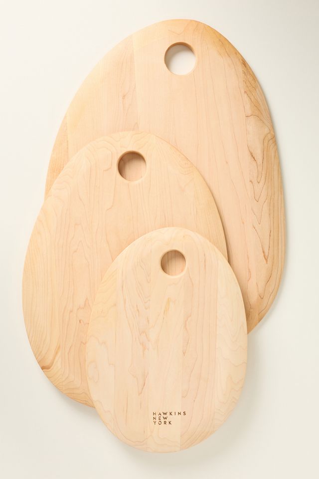 Pebble Maple Wood Cutting Board #1