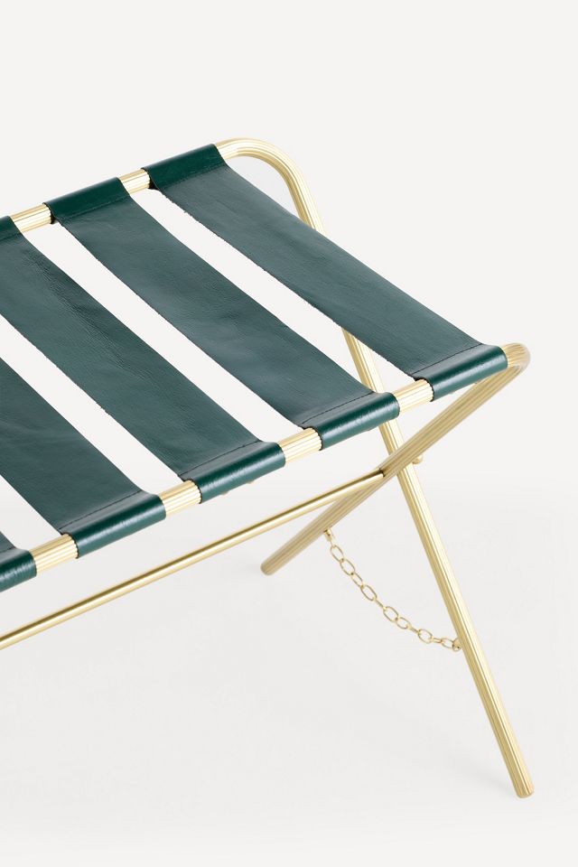 Blair Brass Luggage Rack #2