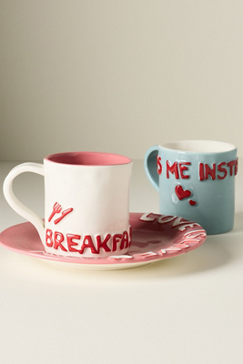 L & Clay Ceramics L & Clay Stoneware Mug In Multi