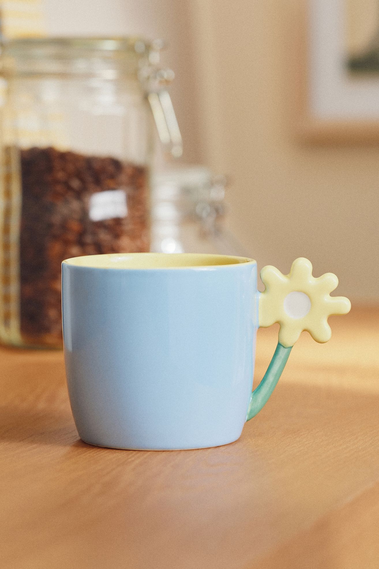 Skylar Stoneware Mug - Daisy, One Size