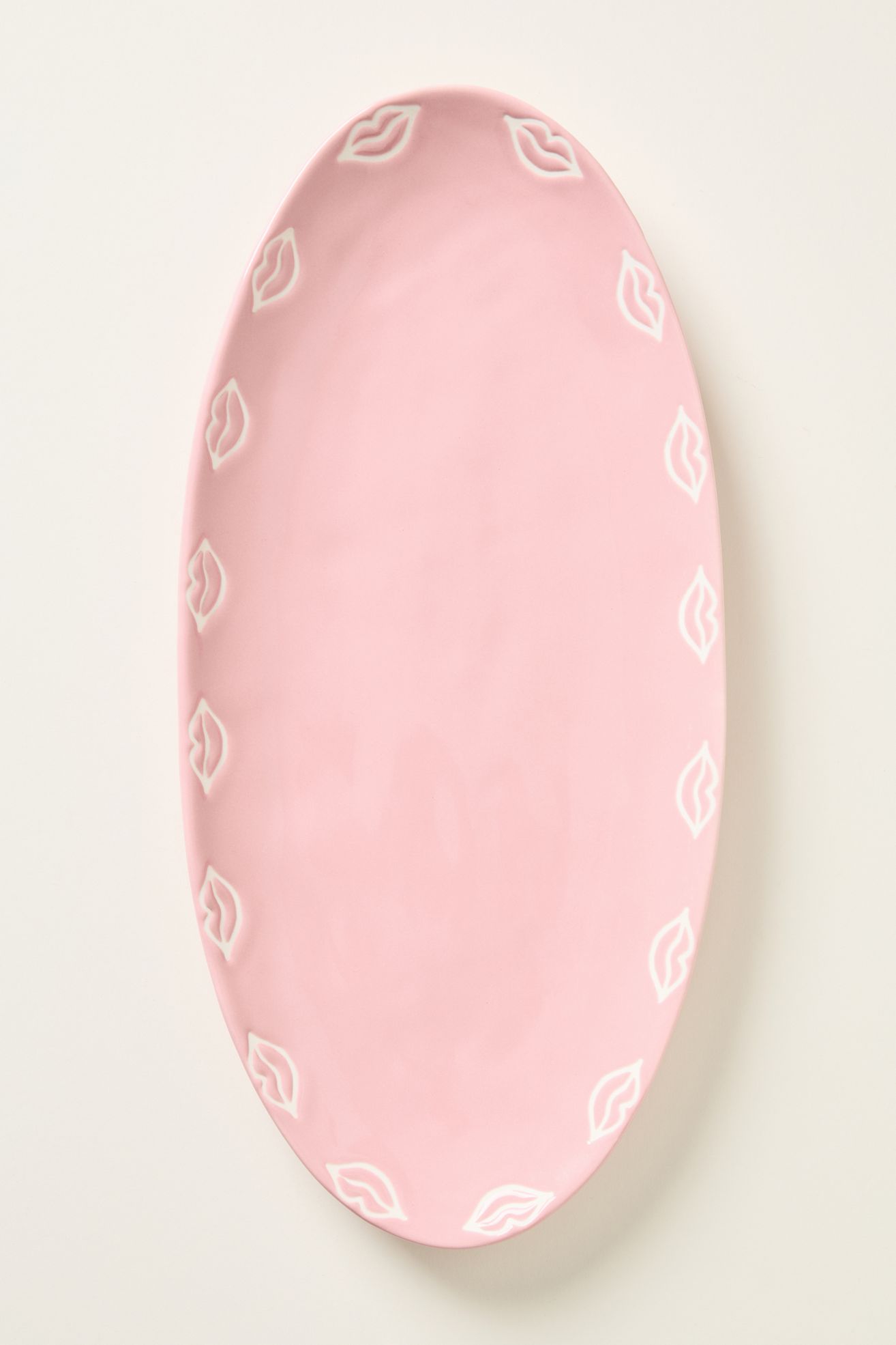 Vida Icon Stoneware Platter: Valentine's Day Edition - Rose, Standard, One Size