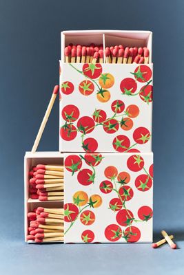 Abigail Jayne Tomato Mini Matches, Set of 2