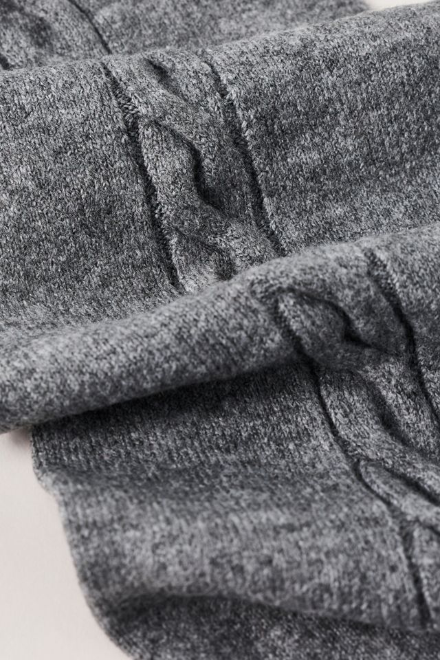 By Anthropologie Cable-Knit Hood Scarf #2