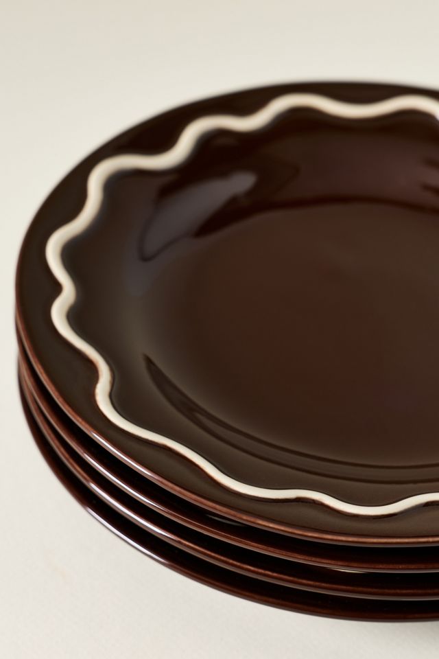 Lucie Portuguese Stoneware Dinner Plates, Set of 4 #3