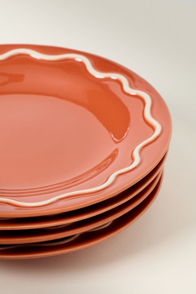 Lucie Portuguese Stoneware Dinner Plates, Set of 4 #4