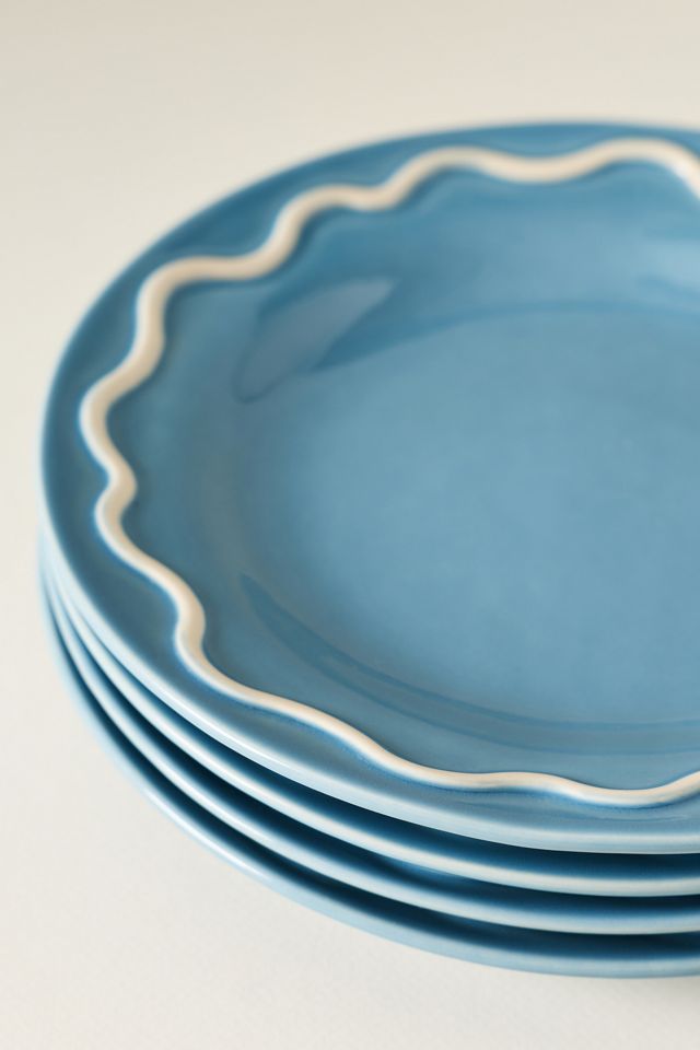 Lucie Portuguese Stoneware Dinner Plates, Set of 4 #4