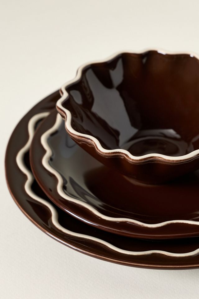 Platos para Postre Lucie de Cerámica Portuguesa, Juego de 4 #2
