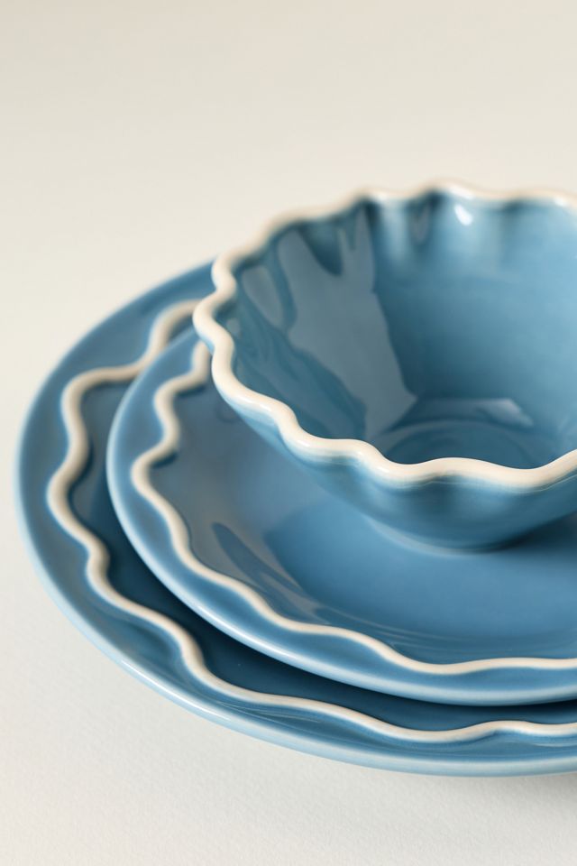 Lucie Portuguese Stoneware Dessert Plates, Set of 4 #3